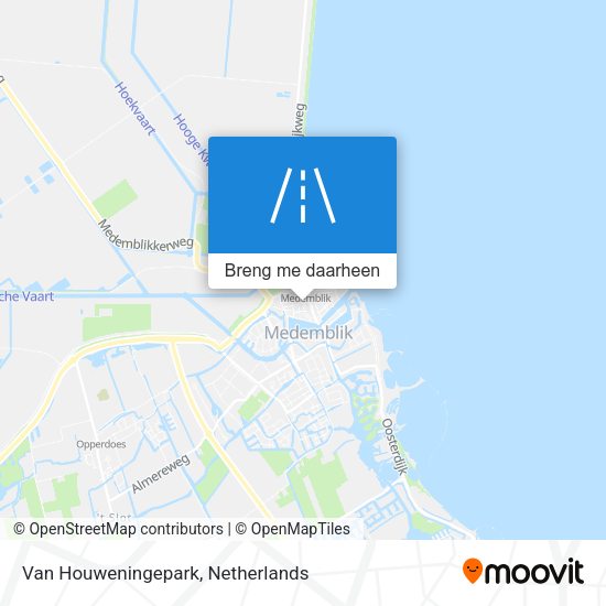 Van Houweningepark kaart