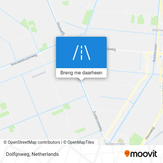 Dolfijnweg kaart