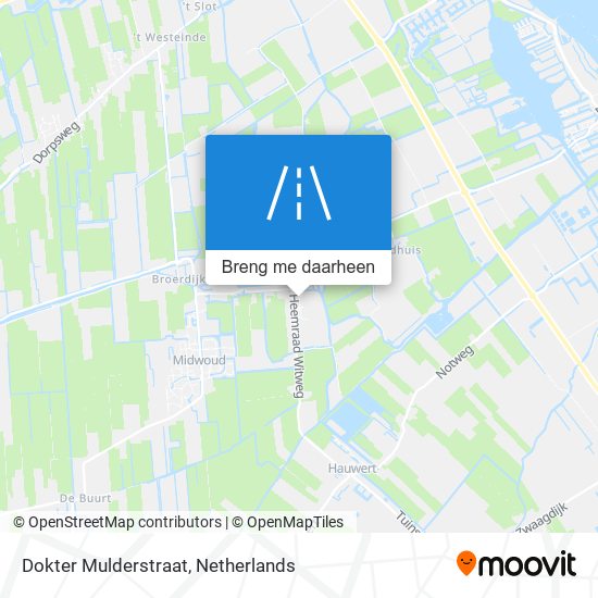 Dokter Mulderstraat kaart