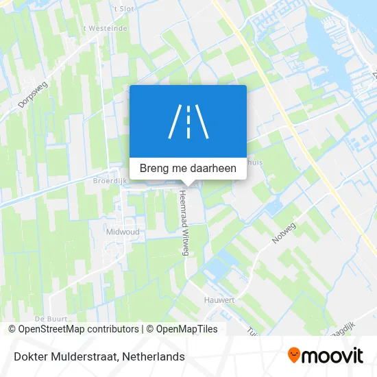 Dokter Mulderstraat kaart