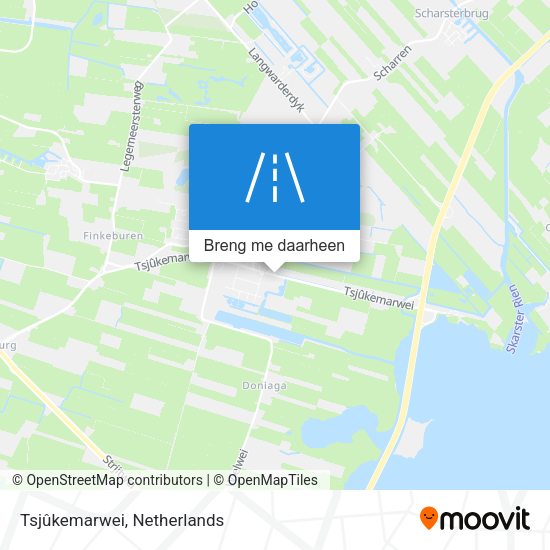 Tsjûkemarwei kaart