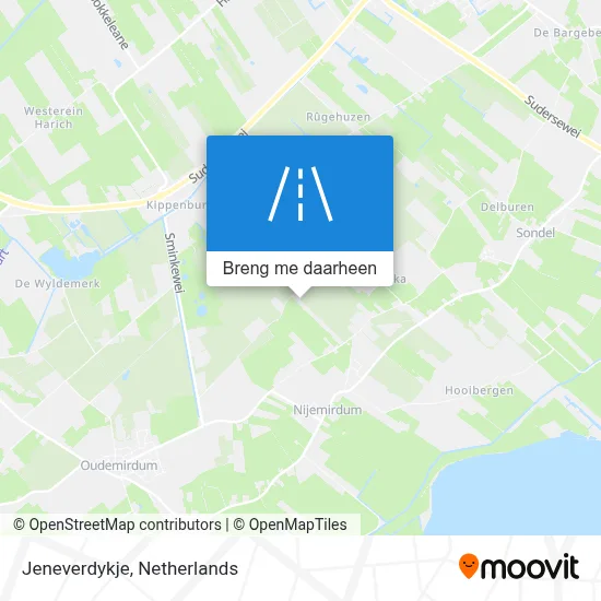 Jeneverdykje kaart