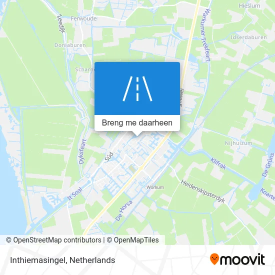 Inthiemasingel kaart