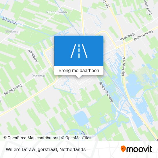 Willem De Zwijgerstraat kaart