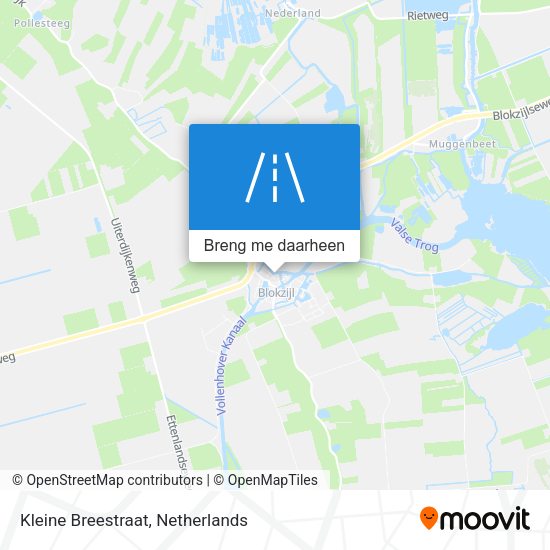 Kleine Breestraat kaart