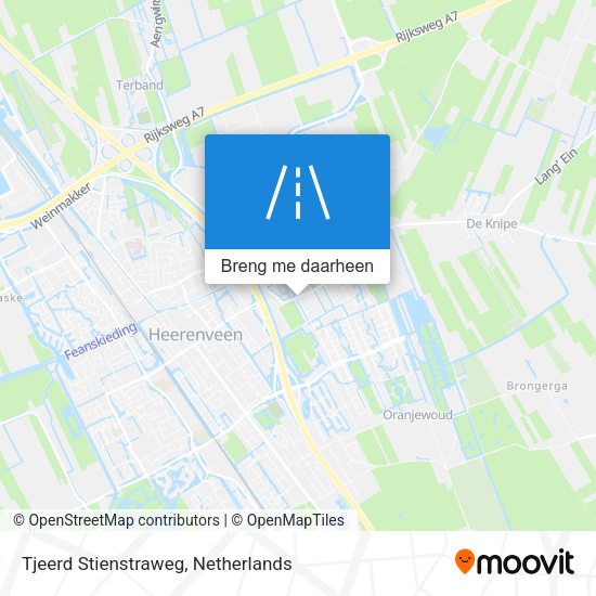 Tjeerd Stienstraweg kaart