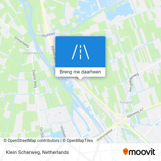 Klein Scharweg kaart