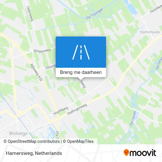 Hamersweg kaart