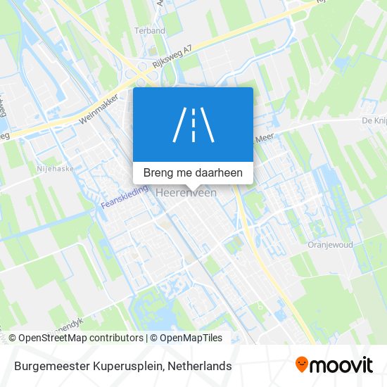 Burgemeester Kuperusplein kaart