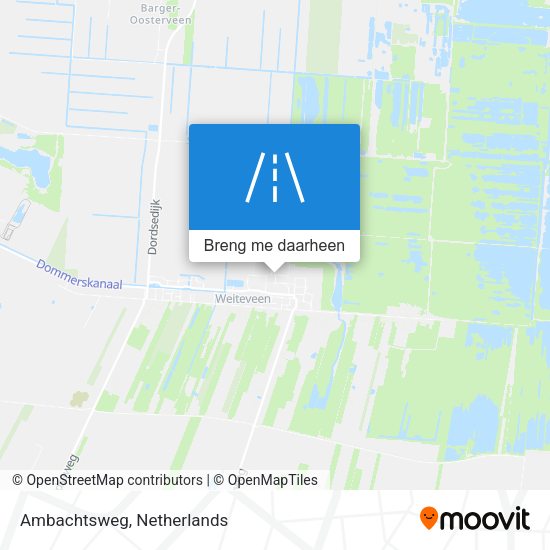 Ambachtsweg kaart