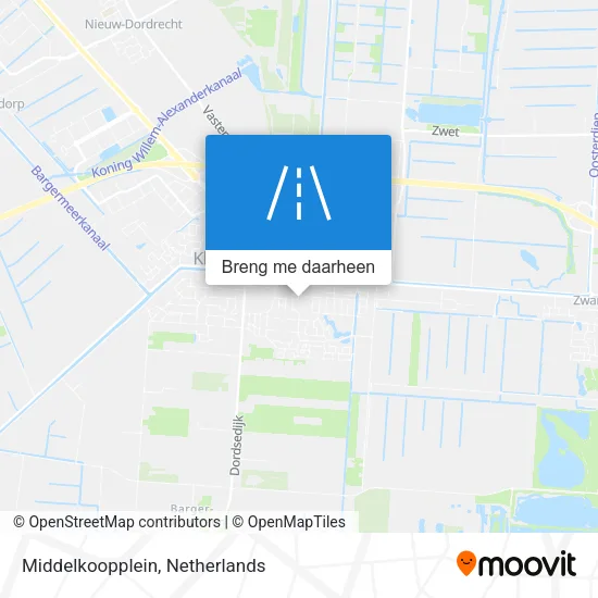 Middelkoopplein kaart