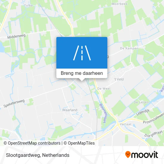 Slootgaardweg kaart