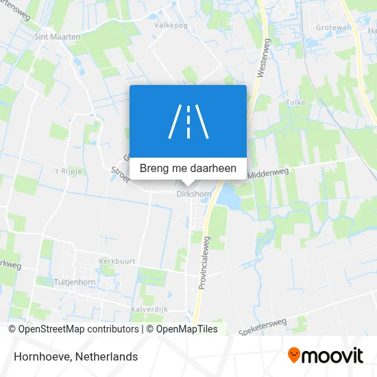 Hornhoeve kaart