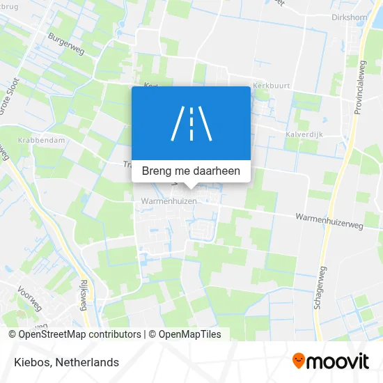 Kiebos kaart