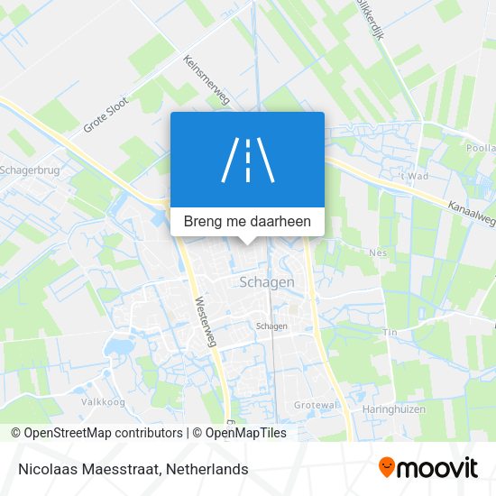 Nicolaas Maesstraat kaart