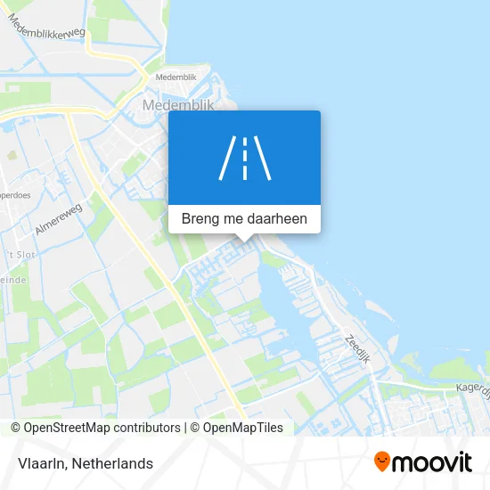Vlaarln kaart