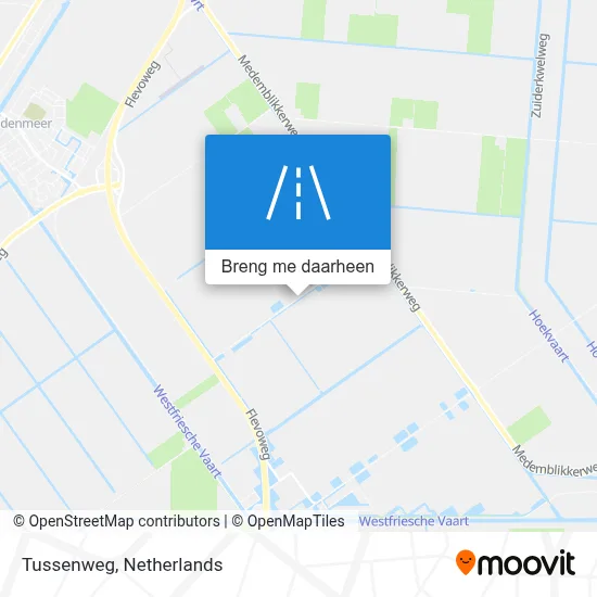 Tussenweg kaart