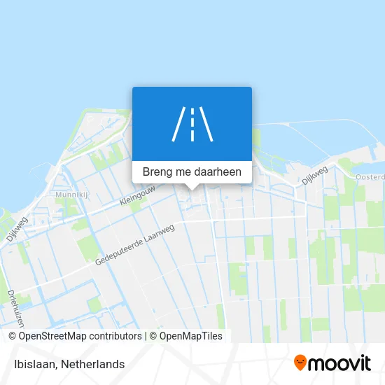Ibislaan kaart