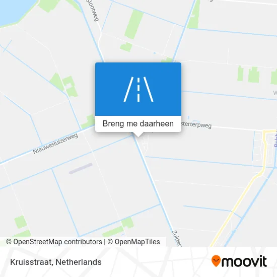 Kruisstraat kaart