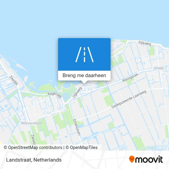 Landstraat kaart