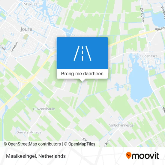 Maaikesingel kaart