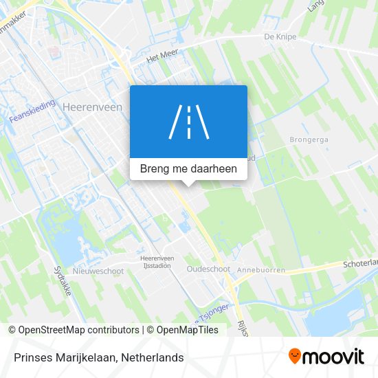 Prinses Marijkelaan kaart