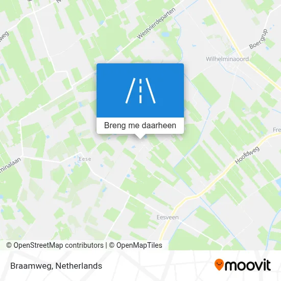 Braamweg kaart