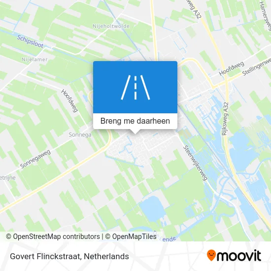 Govert Flinckstraat kaart