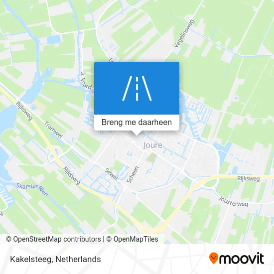 Kakelsteeg kaart