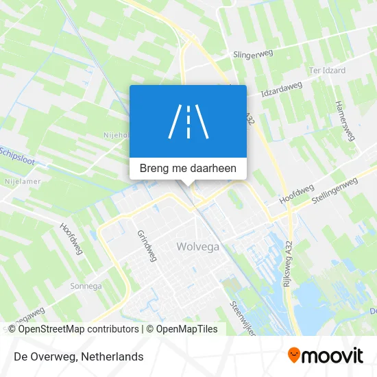 De Overweg kaart