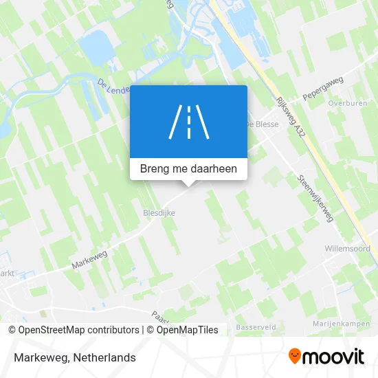 Markeweg kaart