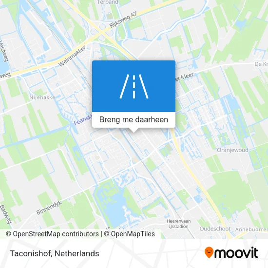 Taconishof kaart
