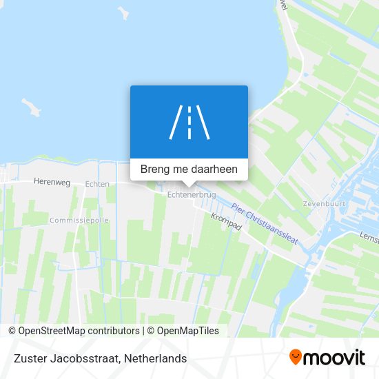 Zuster Jacobsstraat kaart
