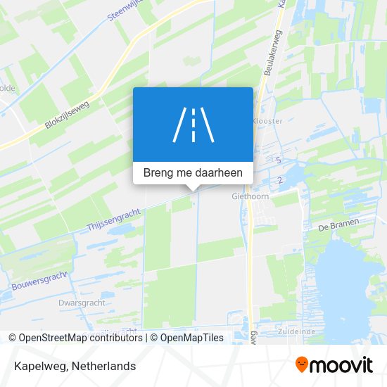 Kapelweg kaart