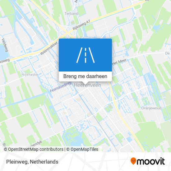 Pleinweg kaart