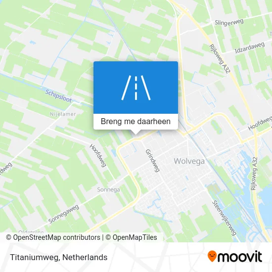 Titaniumweg kaart