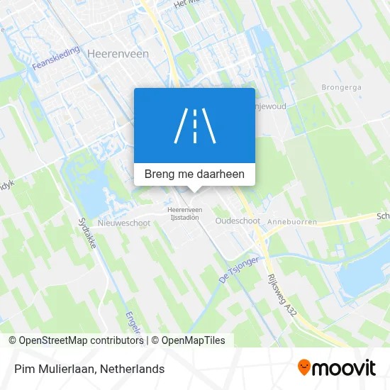 Pim Mulierlaan kaart