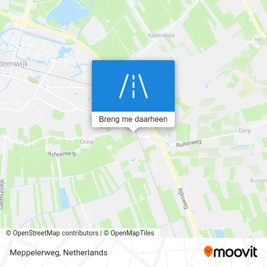 Meppelerweg kaart