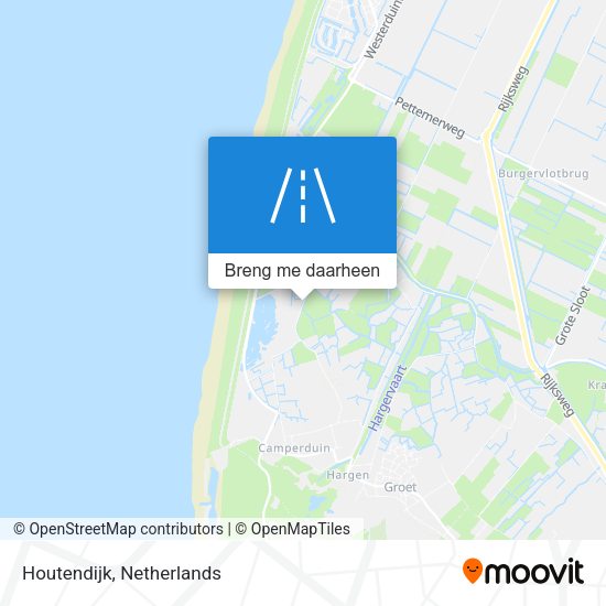 Houtendijk kaart