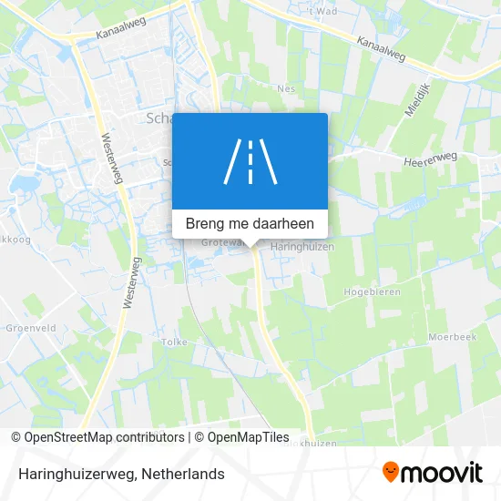 Haringhuizerweg kaart