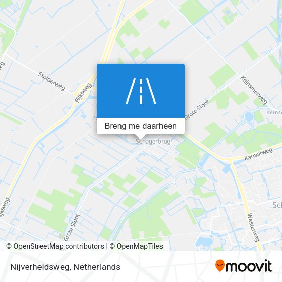 Nijverheidsweg kaart