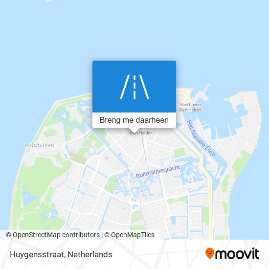Huygensstraat kaart