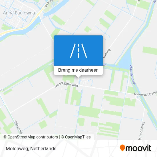 Molenweg kaart