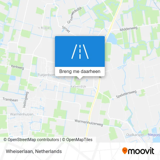 Wheiserlaan kaart