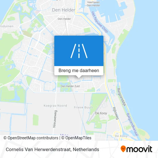 Cornelis Van Herwerdenstraat kaart