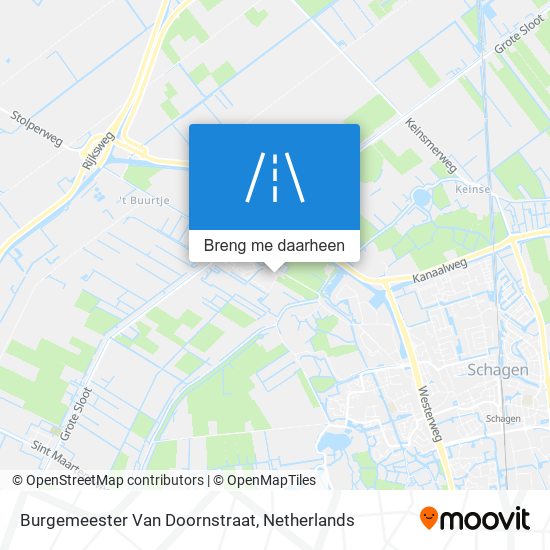 Burgemeester Van Doornstraat kaart