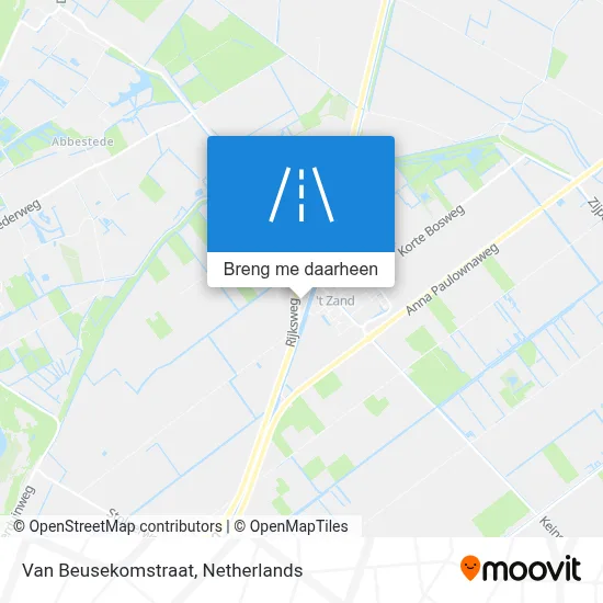 Van Beusekomstraat kaart
