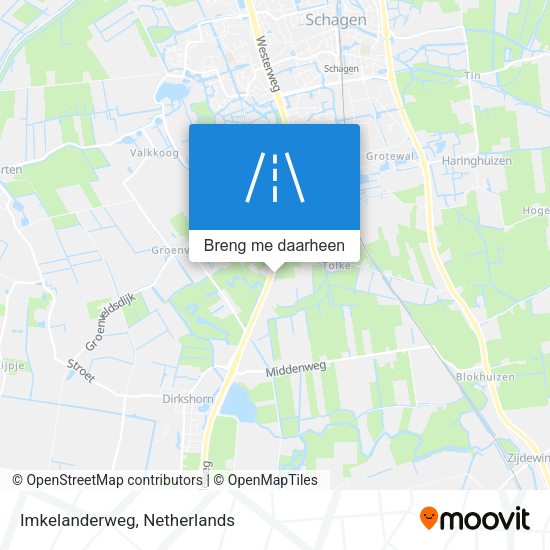 Imkelanderweg kaart