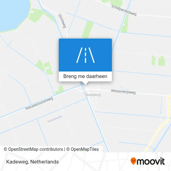 Kadeweg kaart