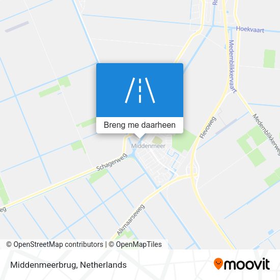 Middenmeerbrug kaart